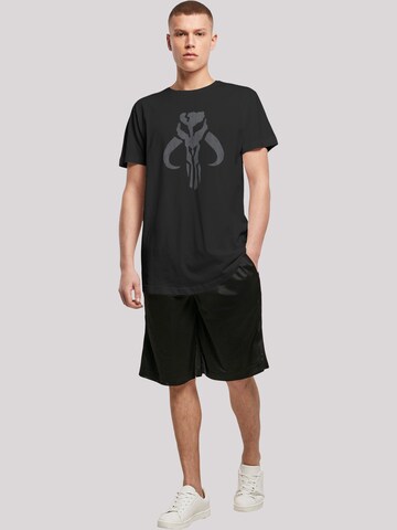 T-Shirt 'Star Wars Mandalorian Banther Skull' F4NT4STIC en noir