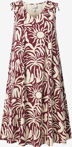 Ulla Popken Mekko värissä punainen: etupuoli