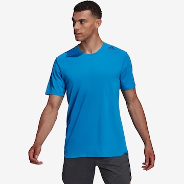ADIDAS SPORTSWEAR Λειτουργικό μπλουζάκι σε μπλε: μπροστά