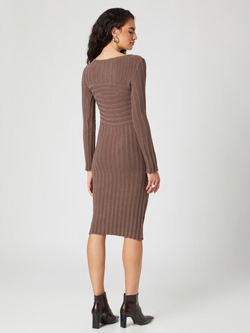 Guido Maria Kretschmer Women Knitted dress 'Elli' in Grey