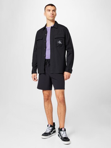 Calvin Klein Sport Regular Sportshorts in Schwarz