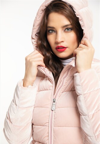 rožinė faina Žieminis paltas