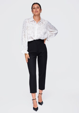 Ombre Blouse in Wit