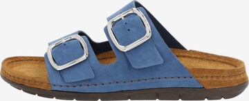 ROHDE Mules in Blue: front