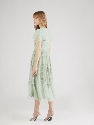 Frock and Frill Dress in Green