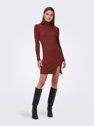 ONLY Knitted dress in Red