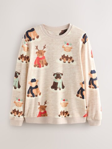 Next Pitkä pyjama värissä beige