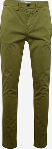 Slimfit Pantaloni chino di BURTON MENSWEAR LONDON in verde: frontale