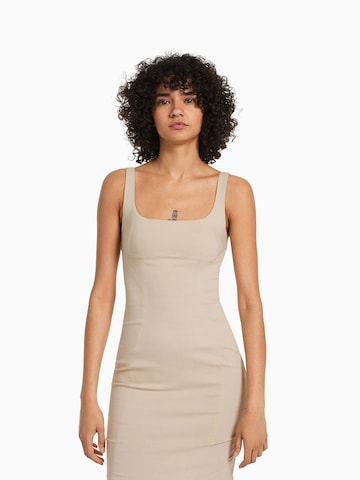 Bershka Jurk in Beige