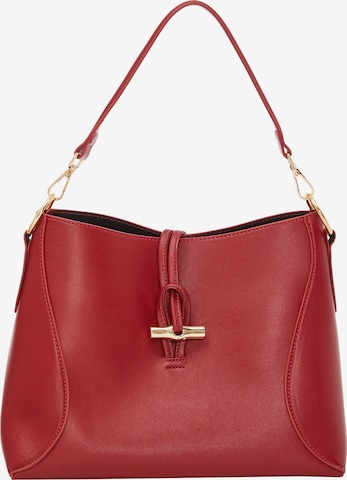 Usha - Bolso de hombro en rojo: frente