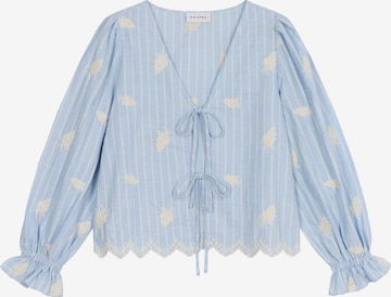 OH APRIL Blouse 'Ninon' in Blue: front