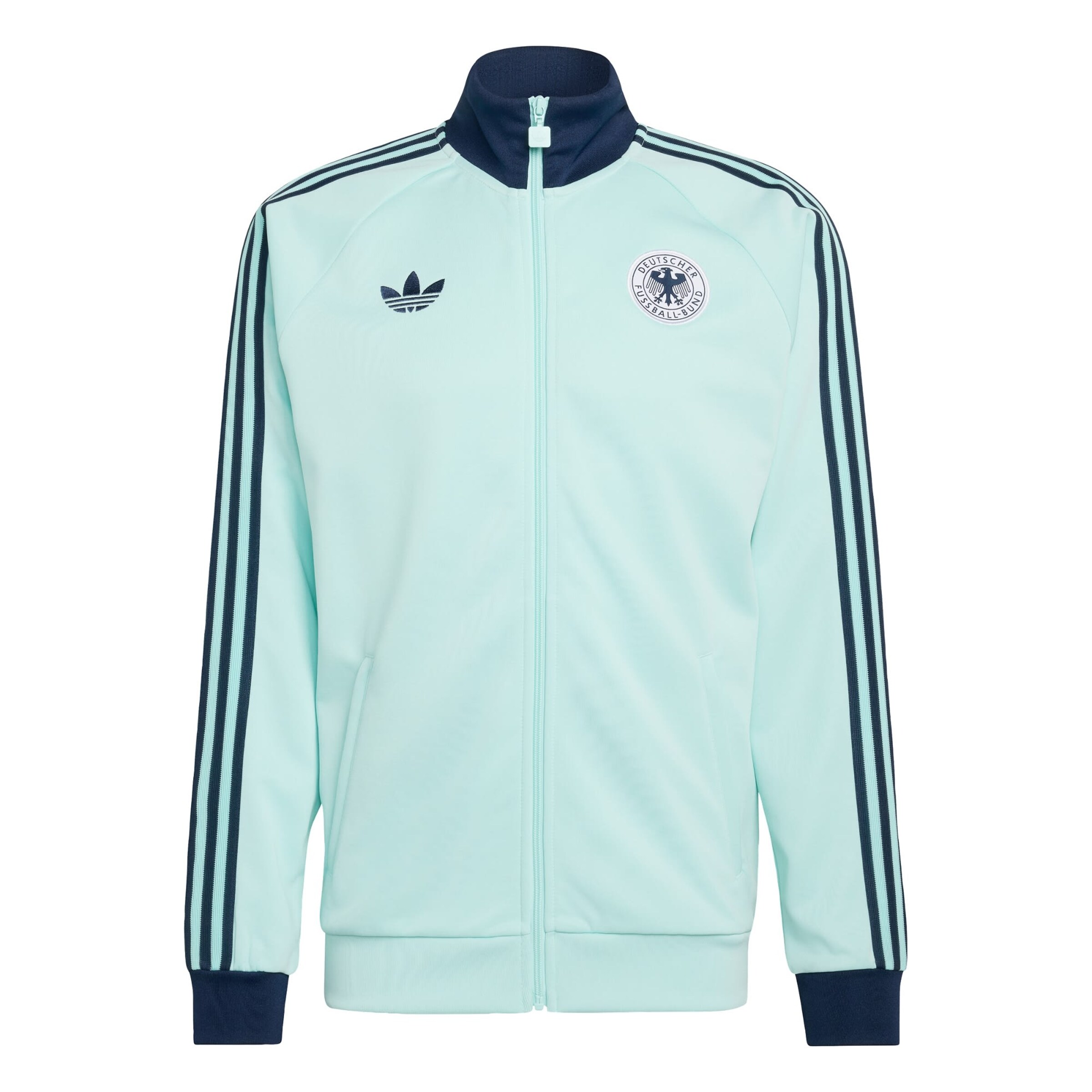 ADIDAS PERFORMANCE - Sudadera con cremallera deportiva 'Deutschland' en azul: frente