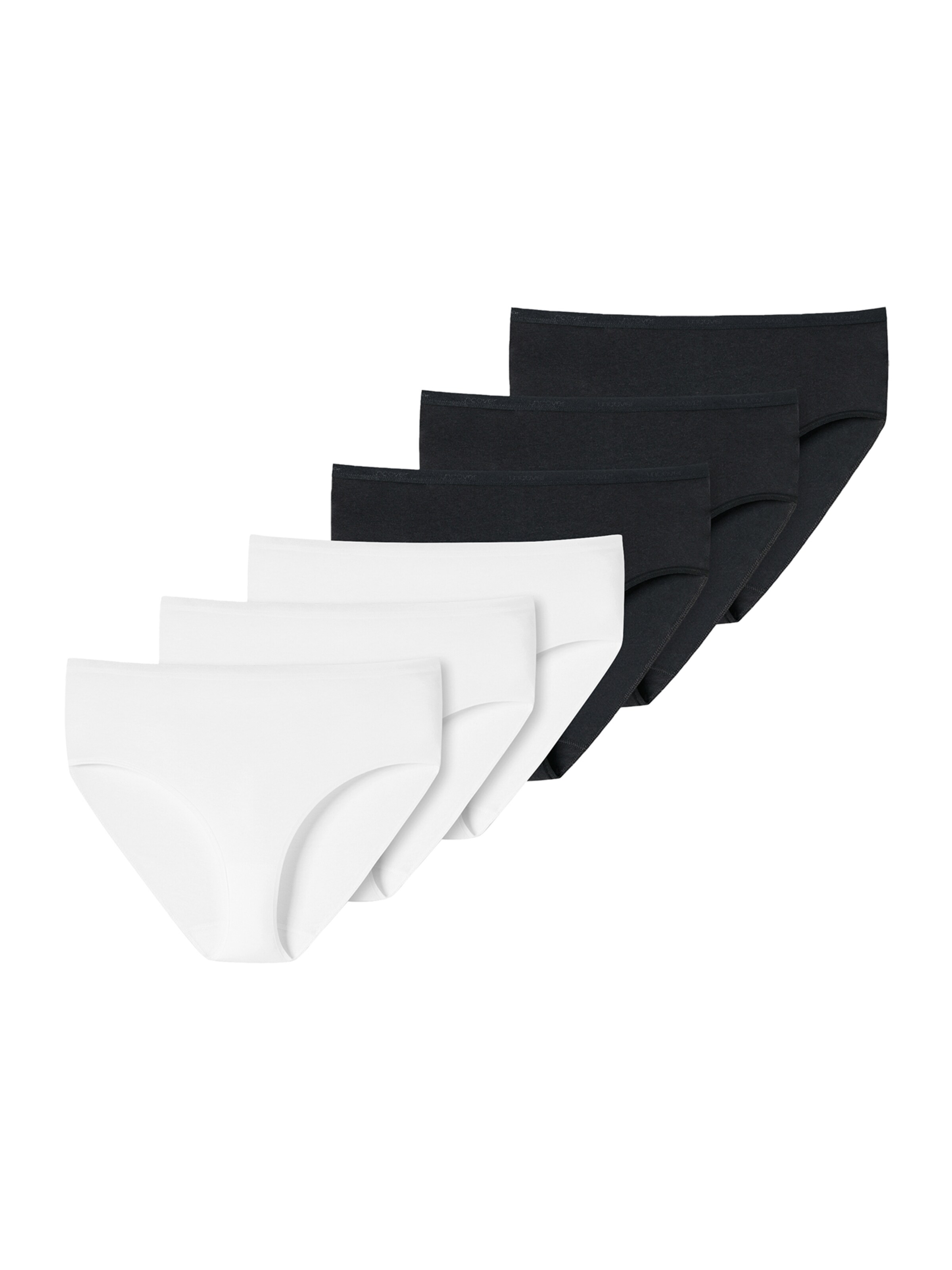 Slip uncover by SCHIESSER en noir : devant