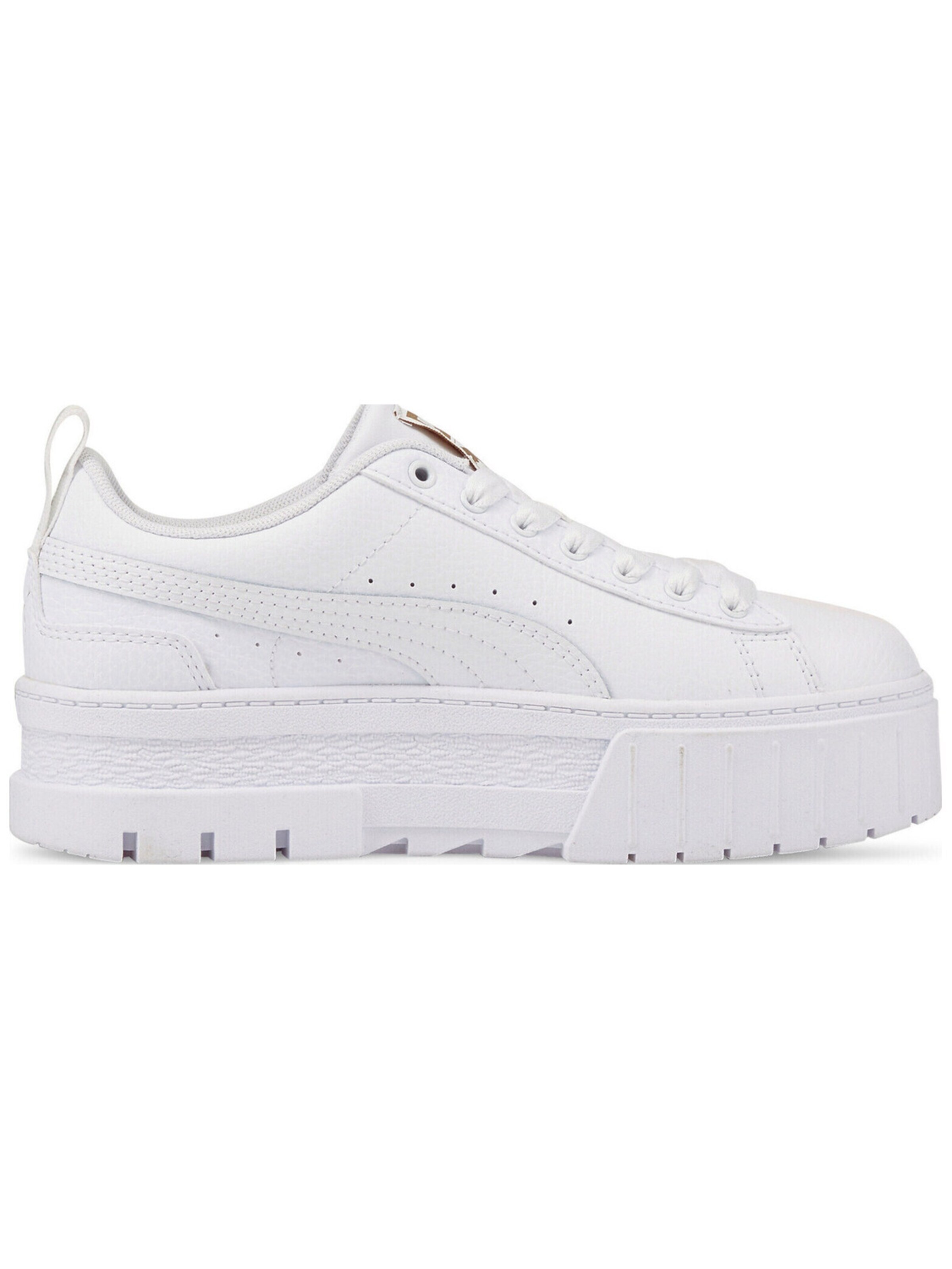 Sneaker bassa 'Puma Mayze Lth Jr' di PUMA in bianco