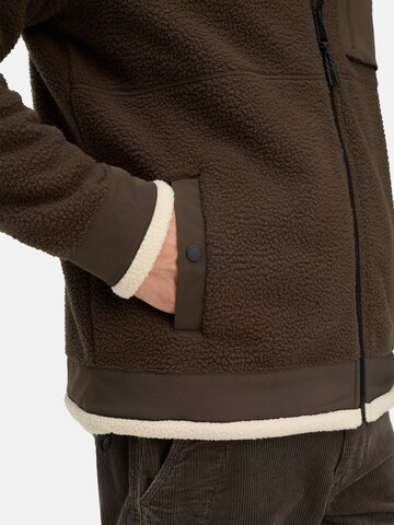 CAMEL ACTIVE Zip-Up Hoodie in Brown
