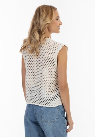 Pull-over IZIA en blanc