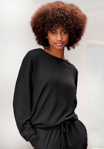 LASCANA Sweater in Black: front