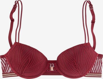 s.Oliver Push-up BH in Rood: voorkant