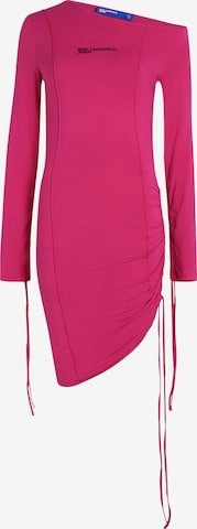 Rochie de la KARL LAGERFELD JEANS pe roșu: față