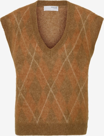 ruda SELECTED Megztinis 'SLFLULU': priekis