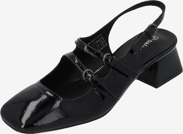 Escarpins à bride arrière 'Guhala' Palado en noir : devant