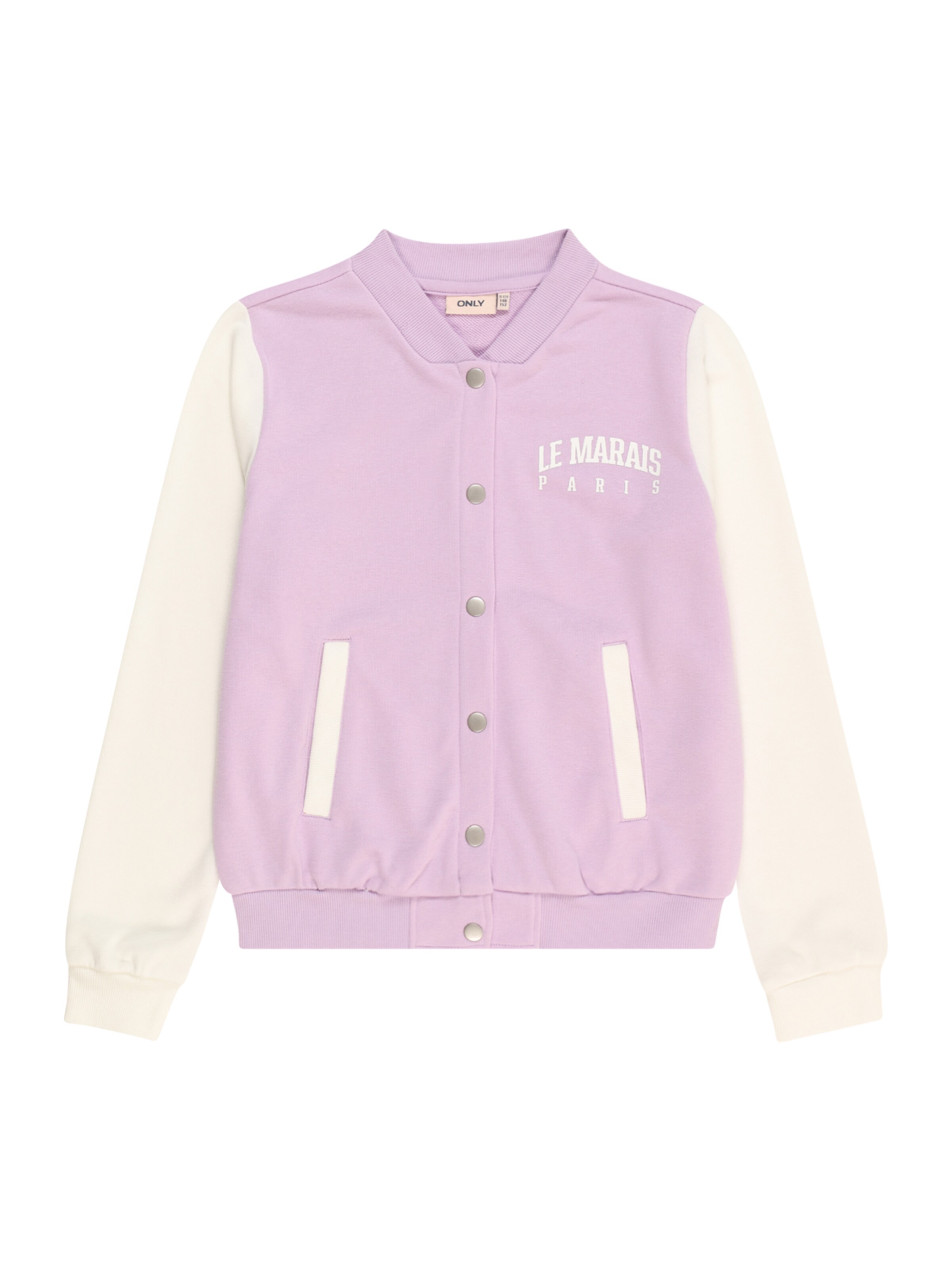 ONLY GIRLS Sweatjakke 'Bolette' i lilla: forside