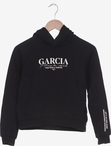 GARCIA Sweatshirt & Zip-Up Hoodie in XS in Black: front