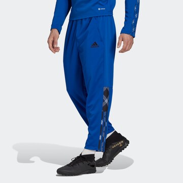 regular Pantaloni sportivi 'Tiro' di ADIDAS SPORTSWEAR in blu: frontale