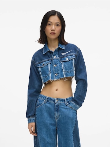 Geacă de primăvară-toamnă de la KARL LAGERFELD JEANS pe albastru: față