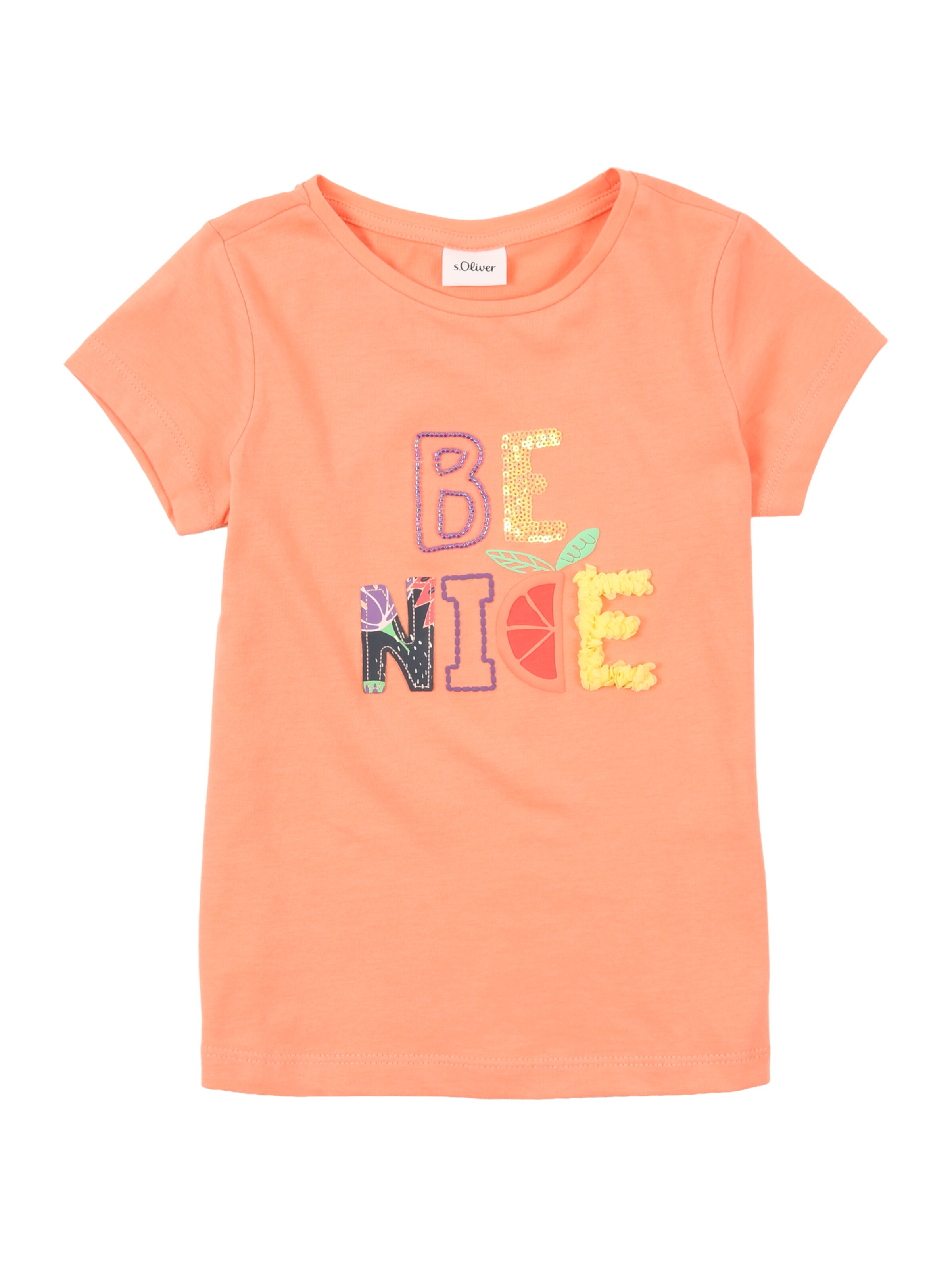 s.Oliver T-Shirt in Orange: Vorderseite