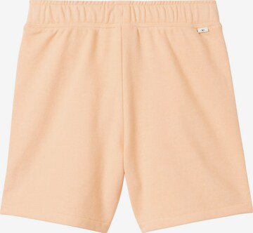 TOM TAILOR Loosefit Basic Sweat Shorts in Orange