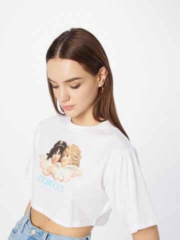 Fiorucci T-shirt 'Angels' i vit