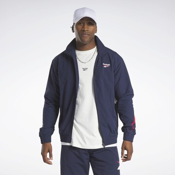 Vestes d’entraînement 'Vector' Reebok en bleu : devant