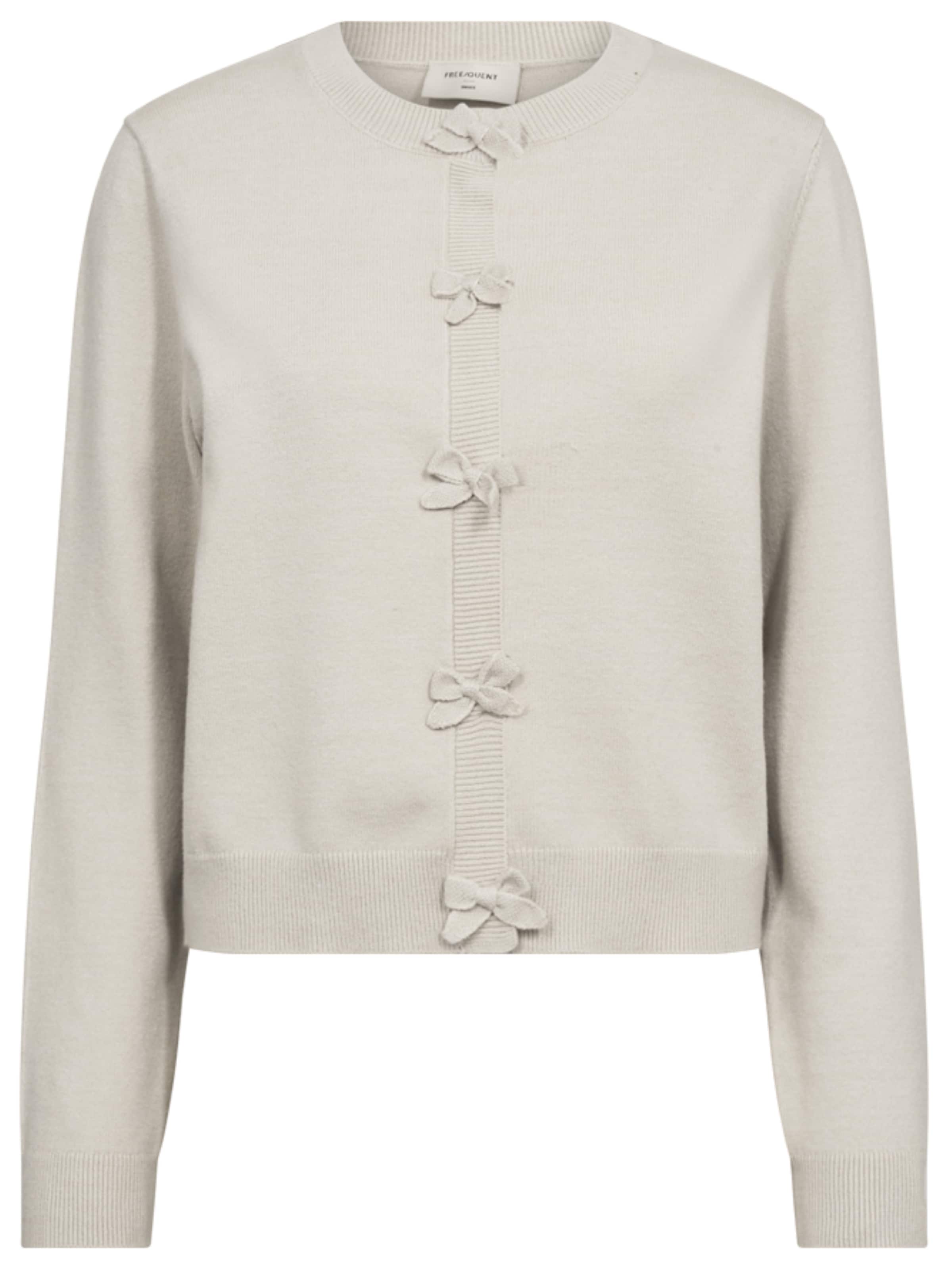 Freequent Knit cardigan 'FQTessa ecru' in Beige