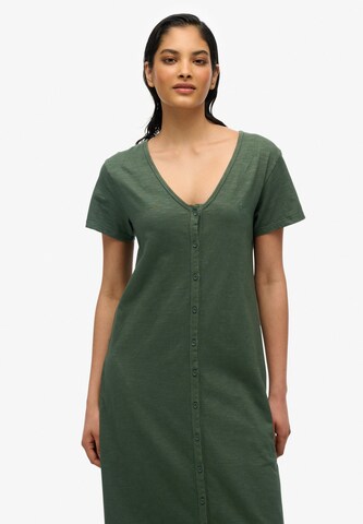 Robe-chemise Superdry en vert