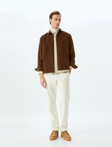Koton Regular fit Button Up Shirt in Brown