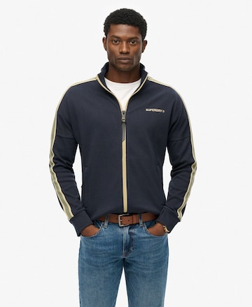 Superdry Sweatvest 'Tech Cult' in Blauw: voorkant