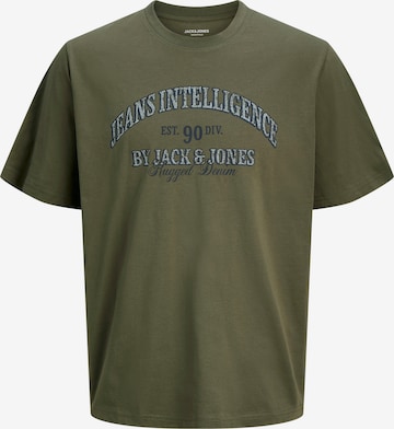 JACK & JONES Shirt 'JJEDenver' in Groen: voorkant