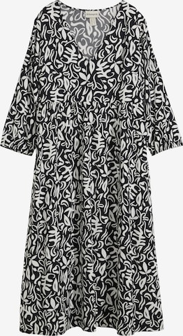 Rochie de la bonprix pe negru: față