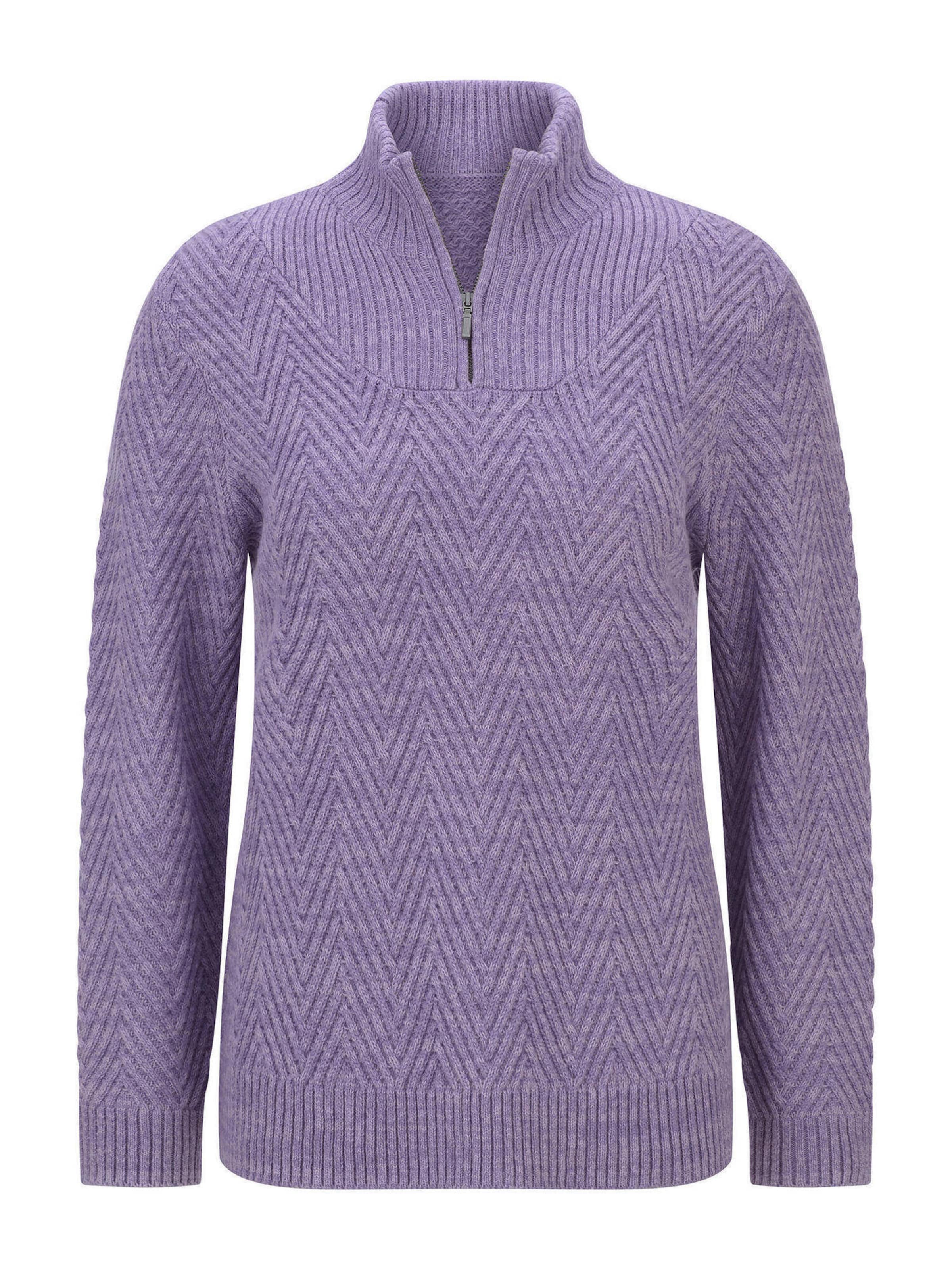 Goldner Pull-over en S en violet, Vue avec produit
