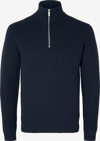 Pull-over 'DANE' SELECTED HOMME en bleu : devant