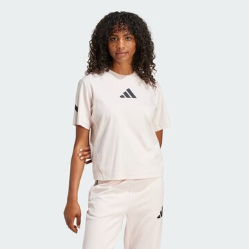 ADIDAS SPORTSWEAR Performance Shirt 'Z.N.E. ' in Pink