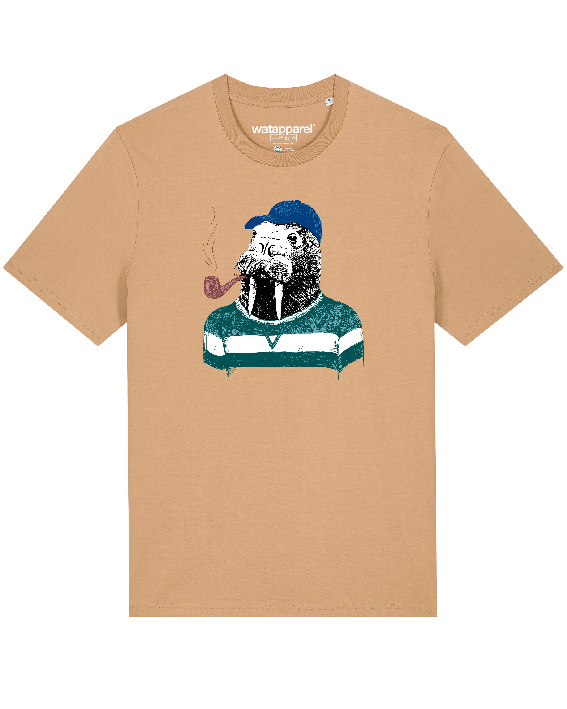 Watapparel Shirt 'Walross' in Beige: front