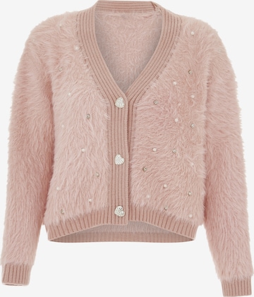 IMMY Knit Cardigan in Pink: front