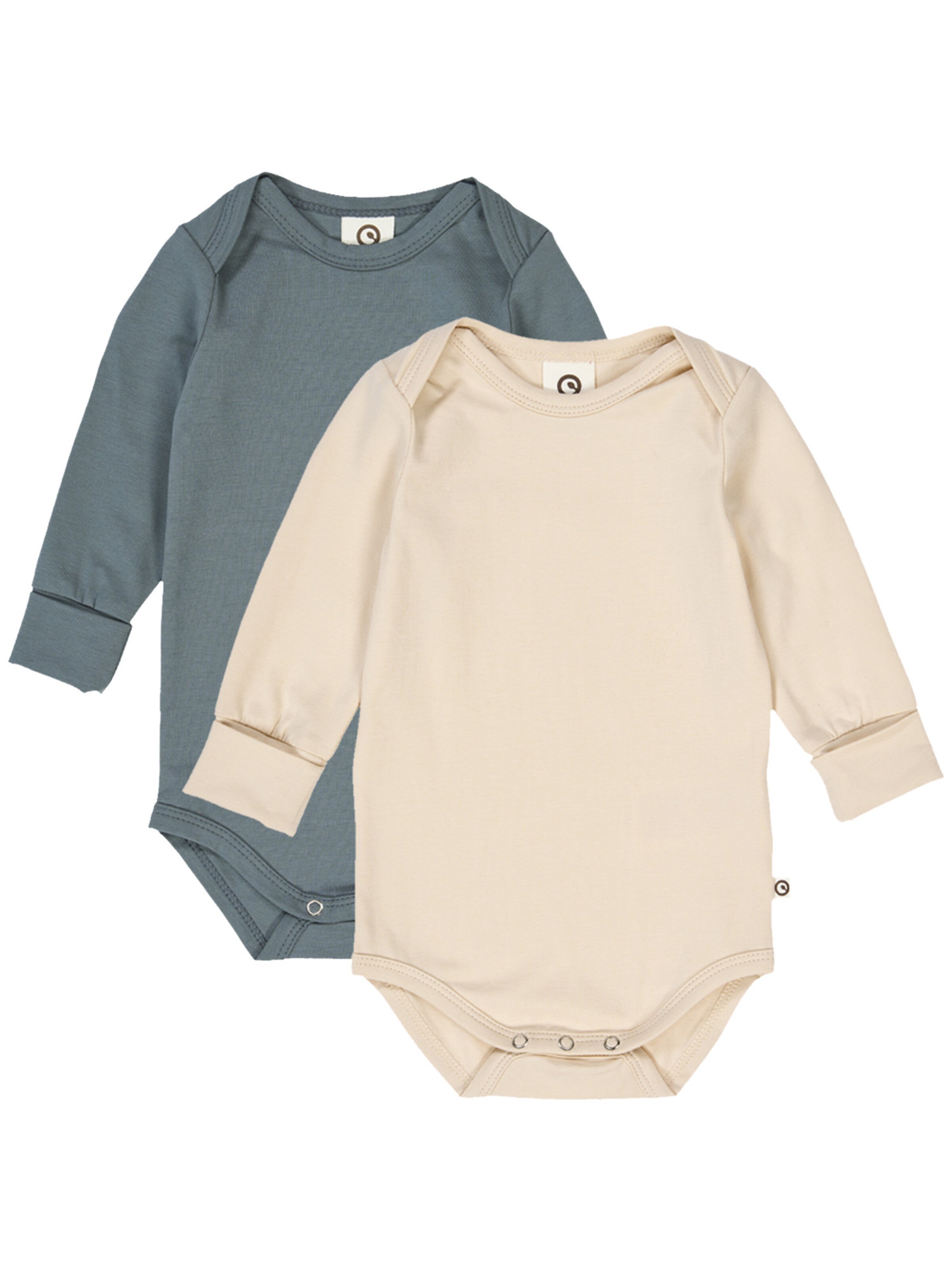Tutina / body per bambino di Müsli by GREEN COTTON in beige: frontale