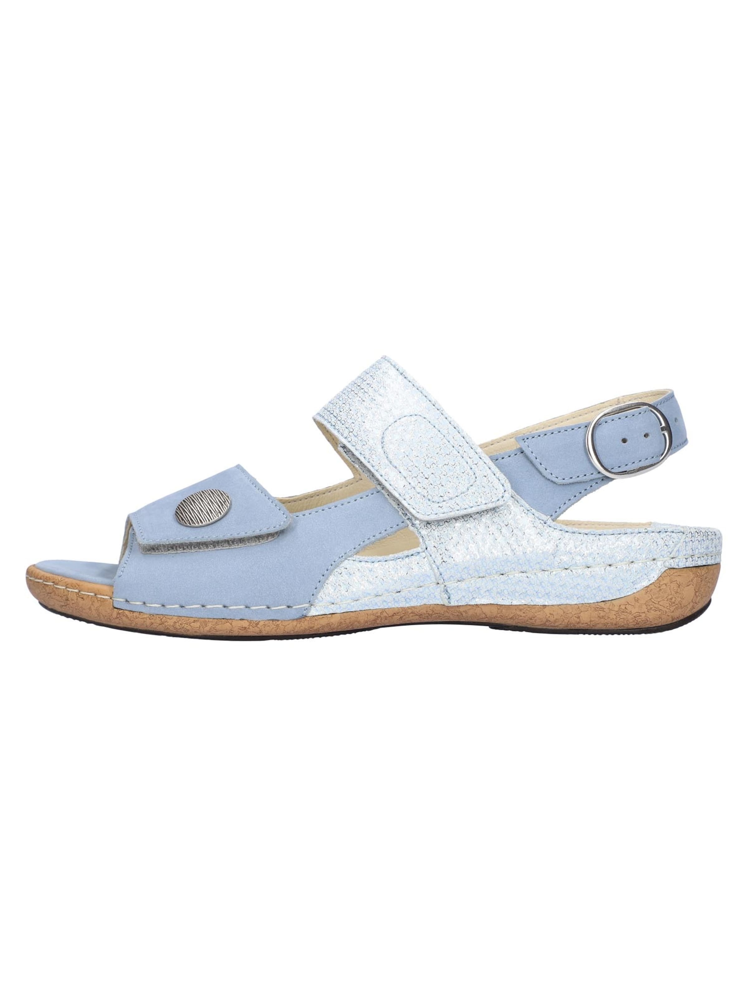 WALDLÄUFER Sandaal 'Heliett' in Blauw: voorkant
