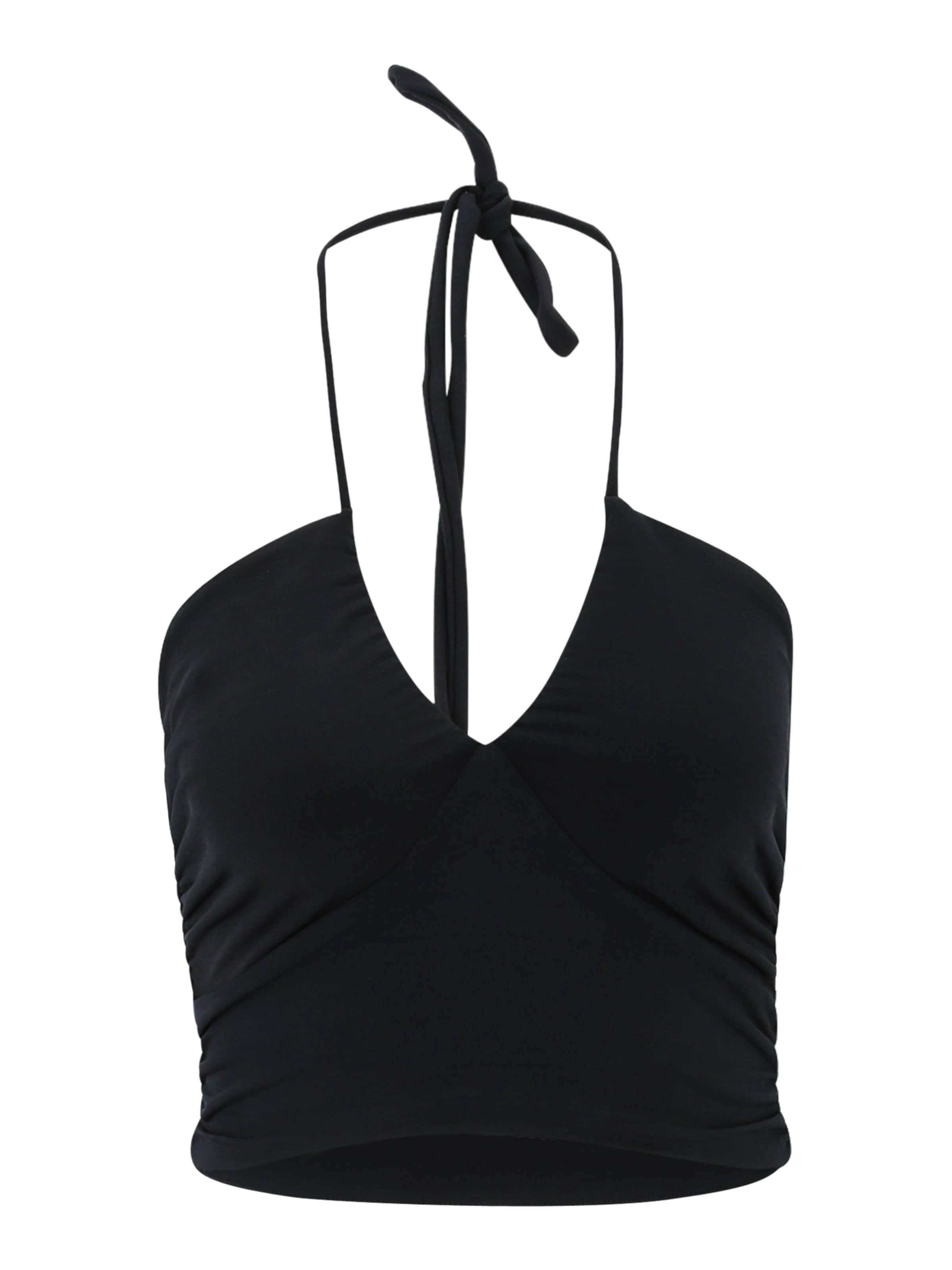 Abercrombie & Fitch Top in Schwarz: Vorderseite