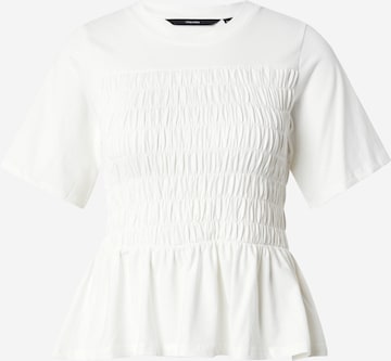 VERO MODA - Camisa 'GUNVOR' em branco: frente