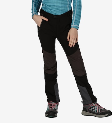 REGATTA Regular Athletic Pants 'Tech Mountain' in Black