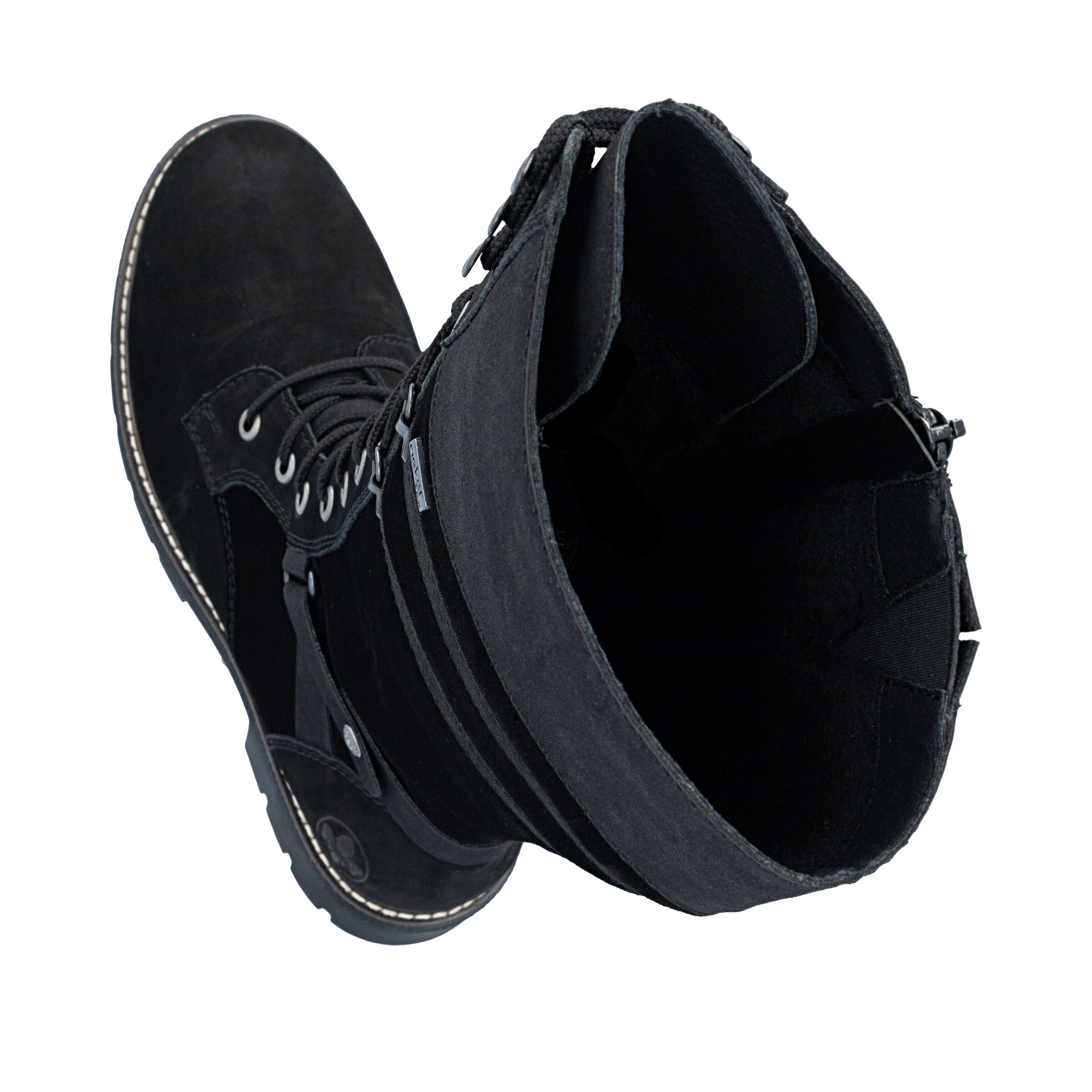 Bottes à lacets Rieker en noir
